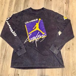 Men’s Jordan LA Lakers LS tee Size M